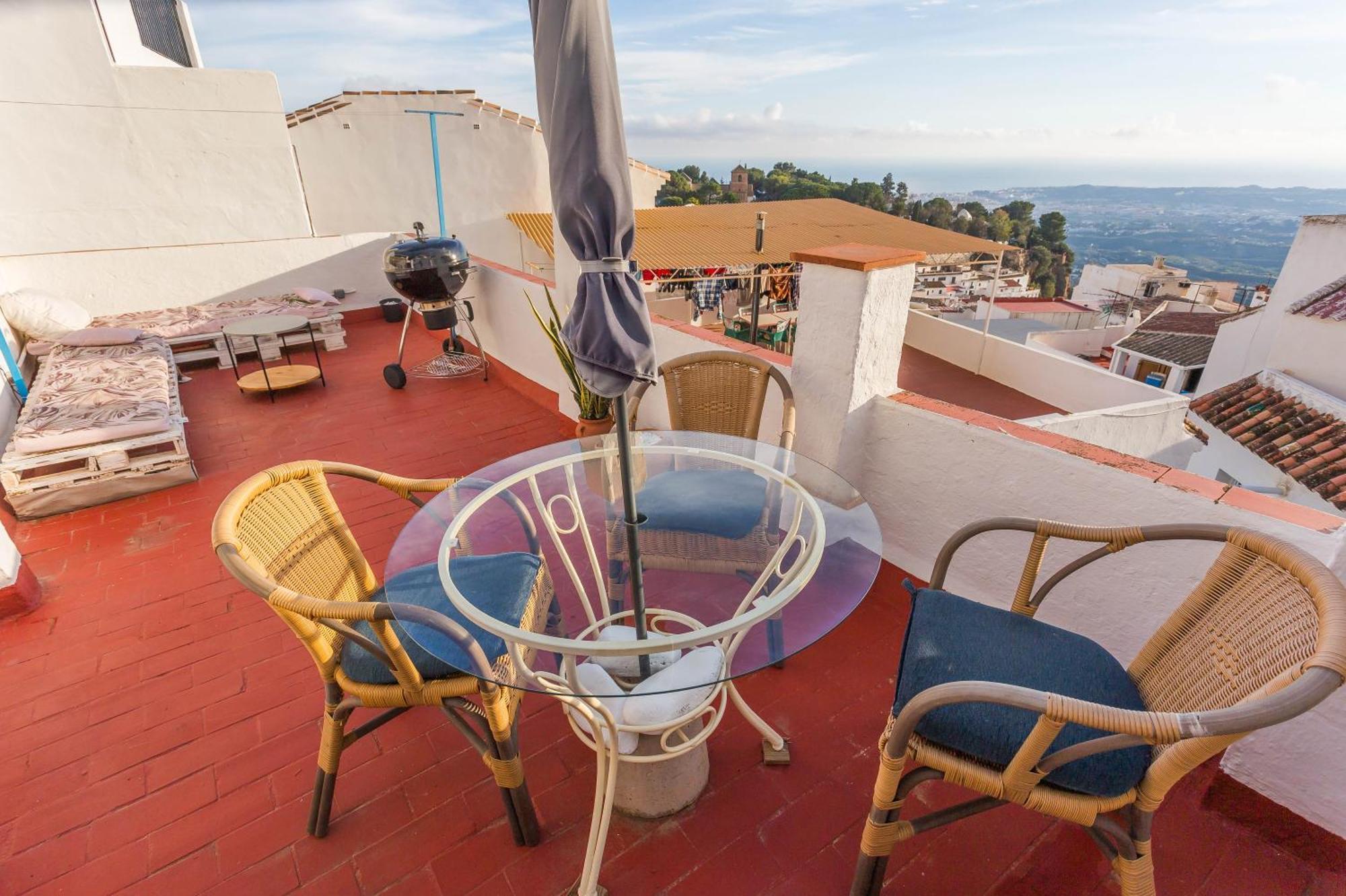 Cute Andalusian Townhouse With Terrace And Views. Apartment Mijas Exterior photo