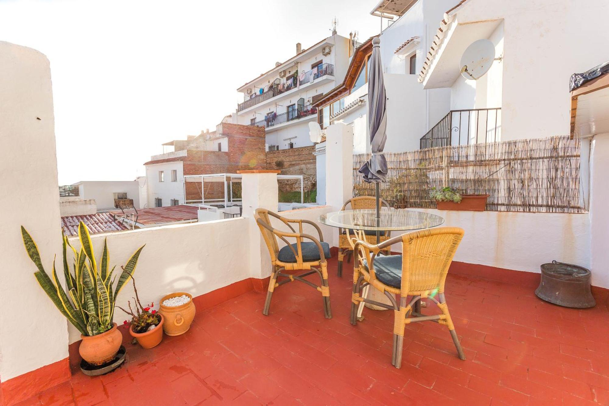 Cute Andalusian Townhouse With Terrace And Views. Apartment Mijas Exterior photo